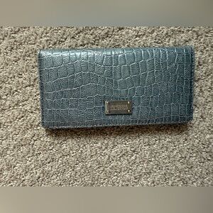 Kenneth Cole Teal Embossed Wallet